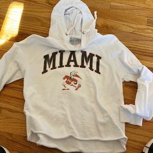 University of Miami retro brand sweatshirt